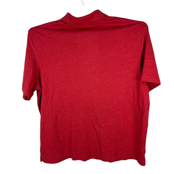 George Mens Red Polo Shirt Size XL 46-48 Cotton/Polyester Blend - Picture 2 of 5